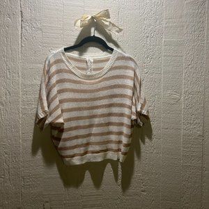 Sadie & Sage Striped Crop Top